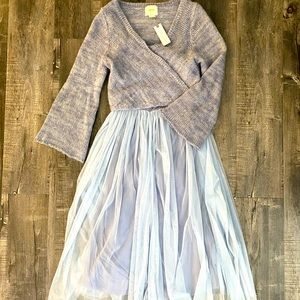 Powder Blue dress from Anthropologie